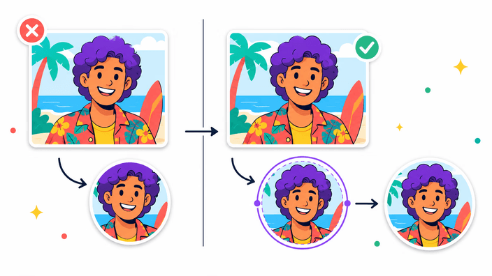 Why every profile picture needs a clean circle crop