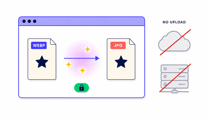 Your file never leaves your browser