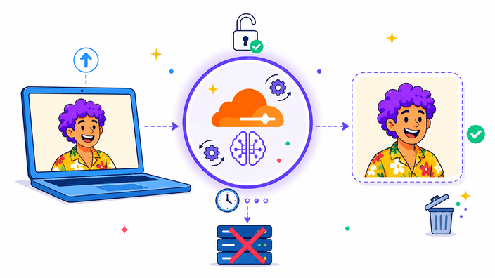 Honest privacy — what actually happens to your image
